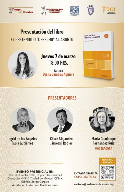 Presentación del libro `El Pretendido Derecho al Aborto´