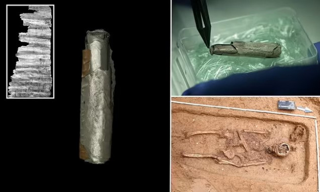 Hallan un amuleto en esqueleto que podra cambiar la historia del cristianismo en Europa