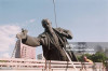 Estatua de Lenin derribada en Kirguistn